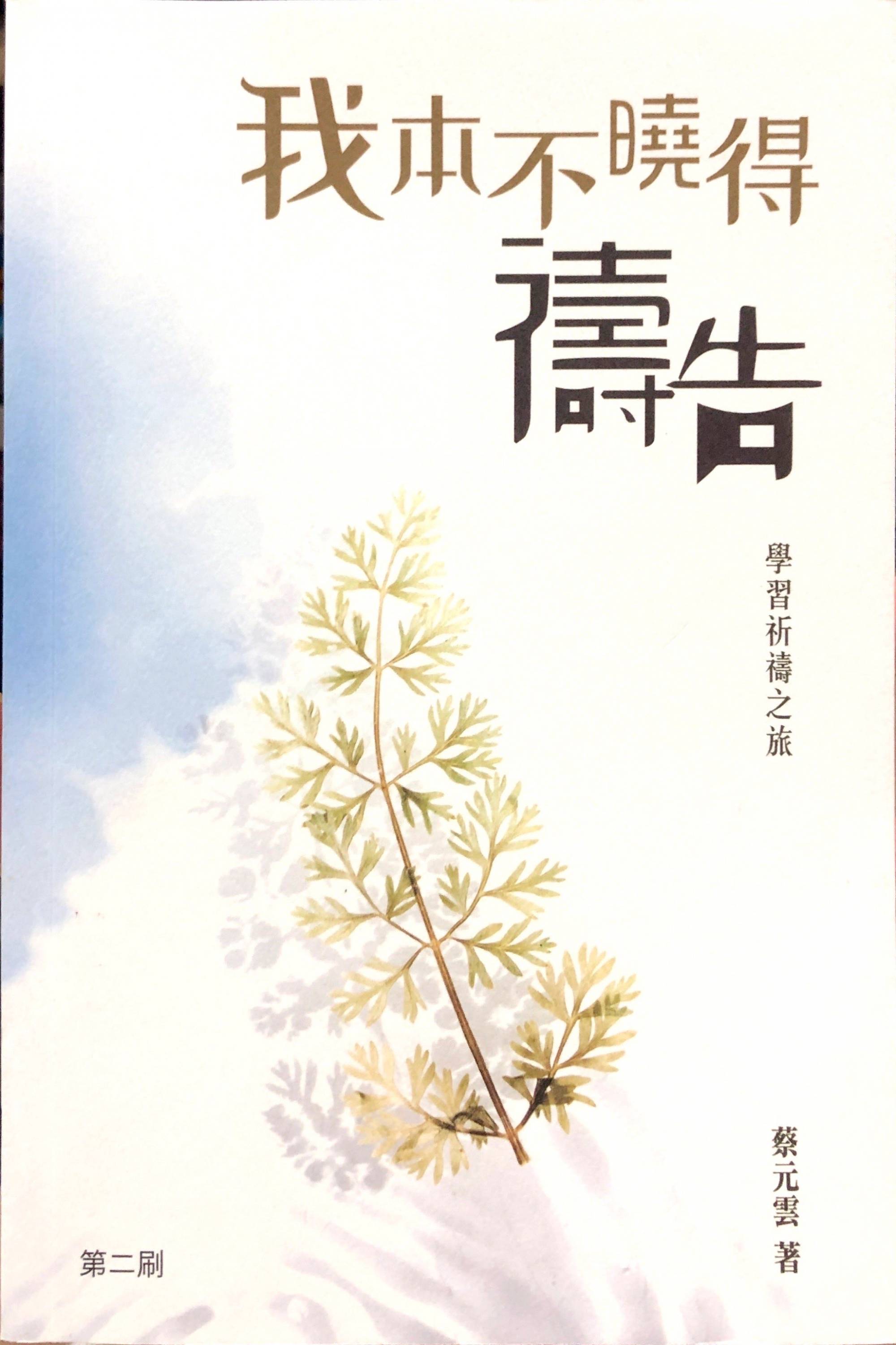 我本不晓得祷告 学习祈祷之旅